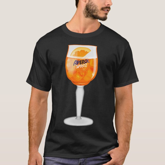 Aperol Spritz i ett glas Classic T-Shirt (Framsida)