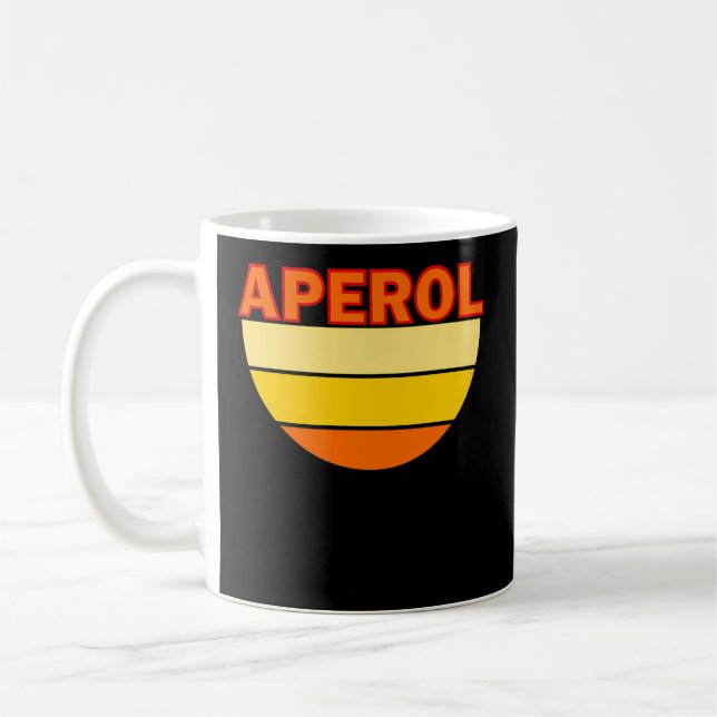 Aperol Spritz Kärlek Aperol Drink Kaffemugg (Vänster)