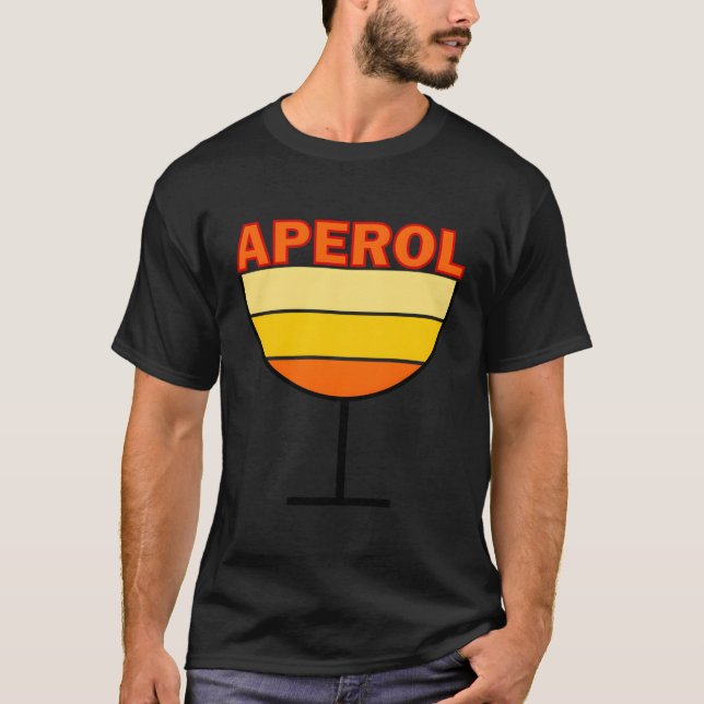 Aperol Spritz Kärlek Aperol Drink T Shirt (Framsida)