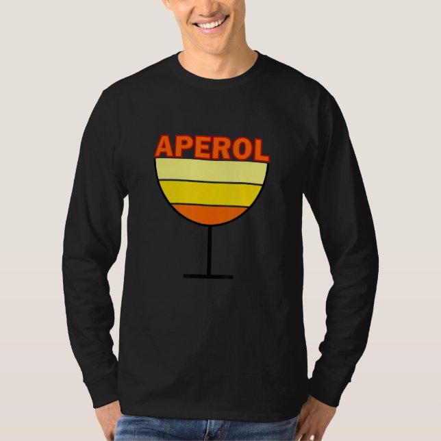 Aperol Spritz Kärlek Aperol Vintage Drink T Shirt (Framsida)