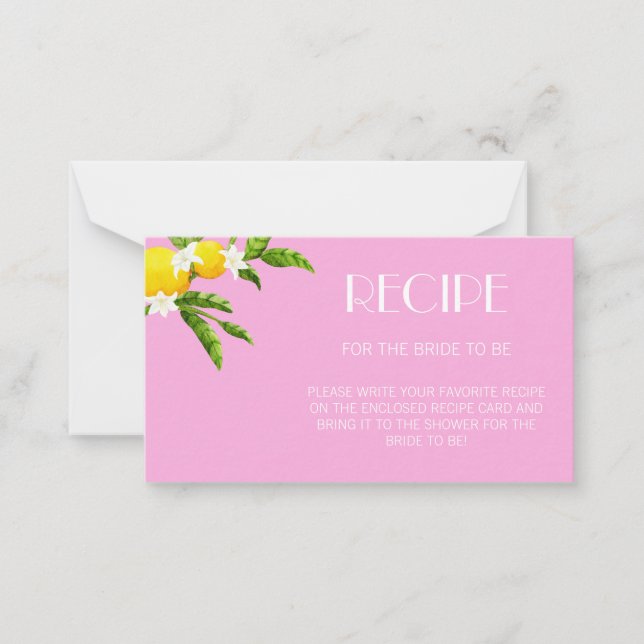 Aperol Spritz Main Squeeze Receptkort Anteckningskort (Framsida)