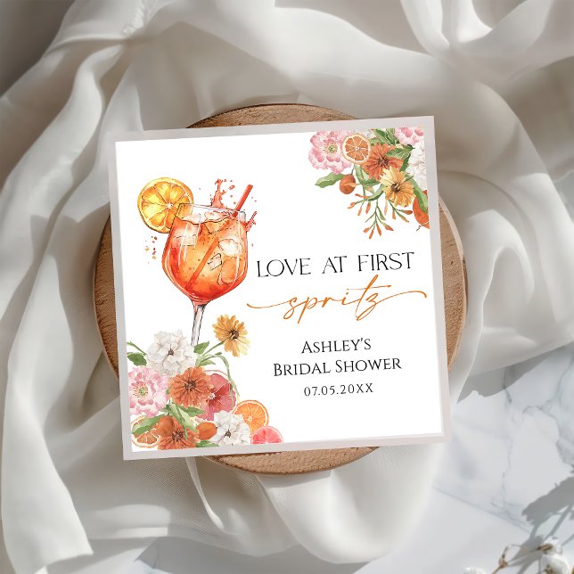 Aperol Spritz Möhippa Napkin Pappersservett (Skapare uppladdad)