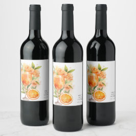 Aperol Spritz-Möhippa Vinflaska Etikett