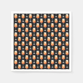 Aperol Spritz-mönster Pappersservett