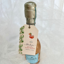 Aperol Spritz Orange Bröllopsfest För Bruden Presentetikett