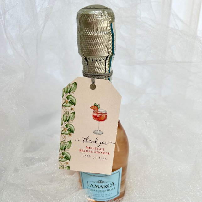 Aperol Spritz Orange Möhippa Presentetikett (Skapare uppladdad)