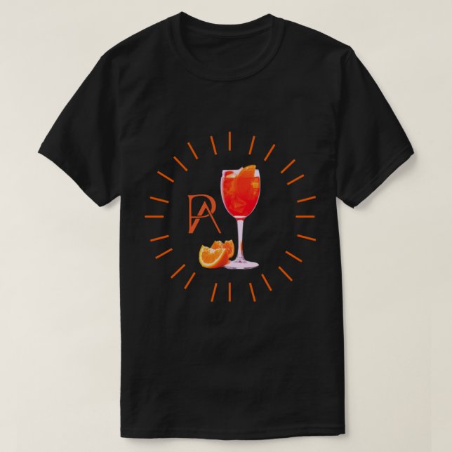 Aperol Spritz Rezept - Aperol Spritz Cap T Shirt (Design framsida)