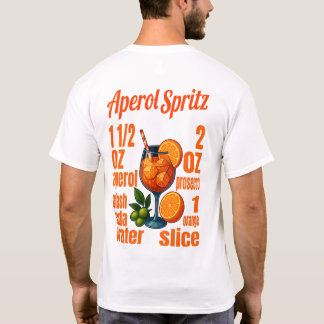 Aperol Spritz T-Shirt – Retro Italian Cocktail