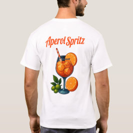 Aperol Spritz T-Shirt – Retro Italian Cocktail