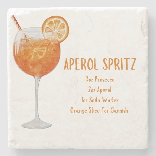 Aperol Spritz Underlägg (Framsidan)