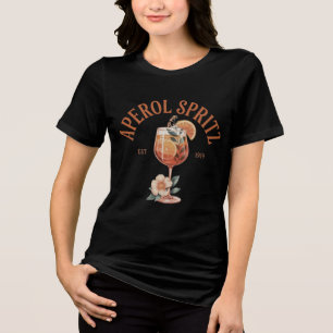 Aperol Spritz Vintage Cocktail Emblem – Est. 1919 T Shirt