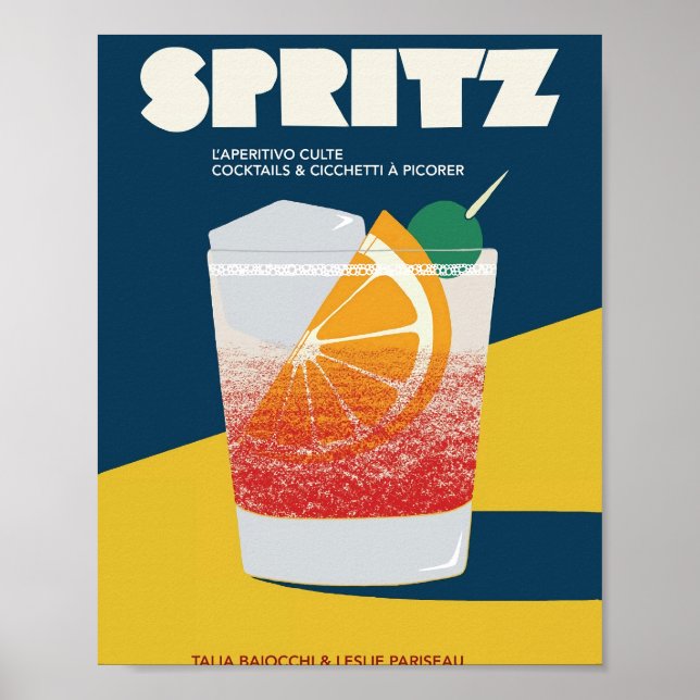 Aperol spritz-vintage poster (Framsidan)