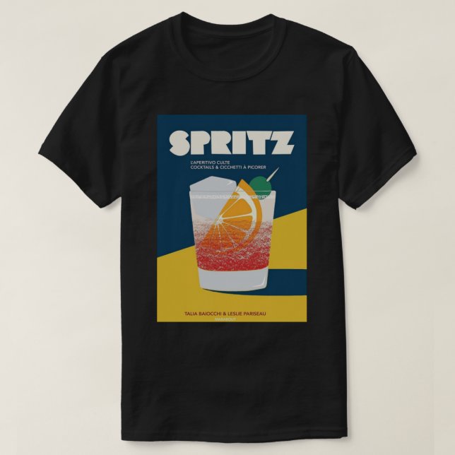 Aperol spritz-vintage t shirt (Design framsida)