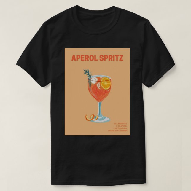 Aperol Spritz wallart T Shirt (Design framsida)