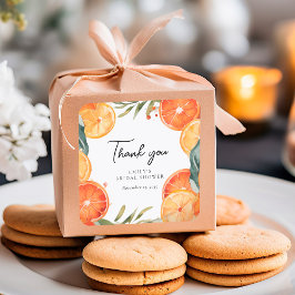 Aperol Spritz Watercolor Bröllopsfest Fyrkantigt Klistermärke