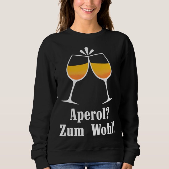 Aperol zum Wohl Aperolikian  Saying JGA Sprizz T Shirt (Framsida)