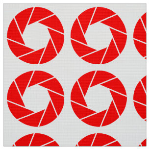 Aperture Mönster - Red Tyg