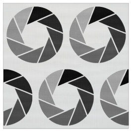 Aperture Mönster - Tones on White Tyg