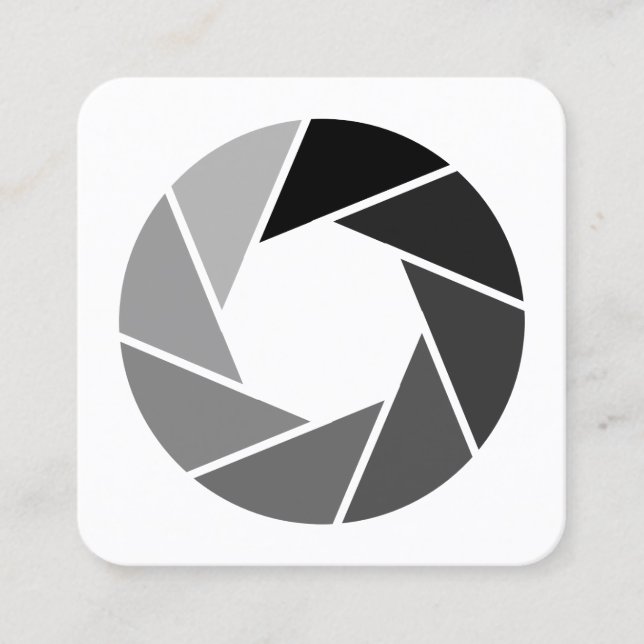 Aperture - Tones Fyrkantigt Visitkort (Framsida)