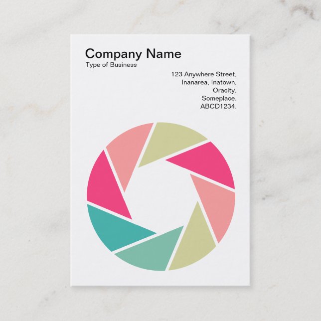 Apertursymbol - Färg 01 Visitkort (Framsida)