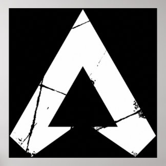 Apex Förklaringar Logotyp Apex Legends Vitsymbol Poster