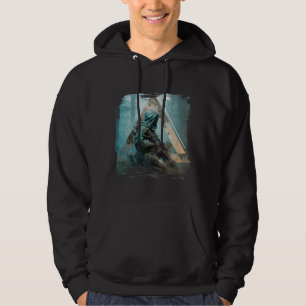 Apex Hunter – Taktisk överlevnads krigarkonst Desi Hoodie