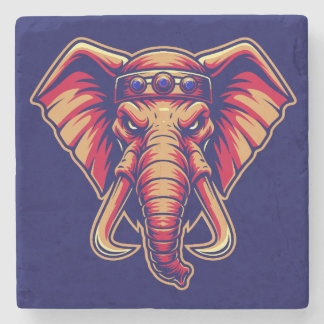 Apex Pachyderm - Navy Blue och Orange Edition Stenunderlägg
