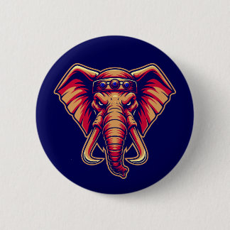 Apex Pachyderm - Navyblå och Orange Edition Knapp