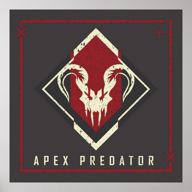Apex Predator Achievement Badge Poster (Framsidan)