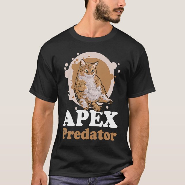 Apex Predator Cat Apparatur T Shirt (Framsida)