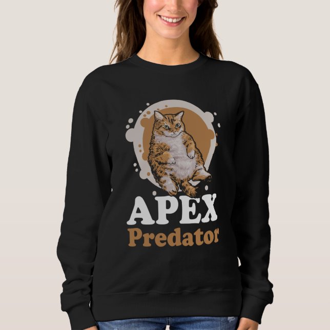 Apex Predator Cat Apparel T Shirt (Framsida)
