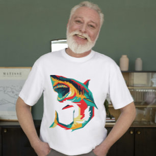 Apex Predator Pop Art Shark T Shirt