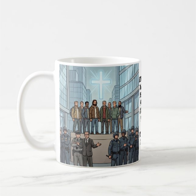 Apg 5:29 kaffemugg (Vänster)