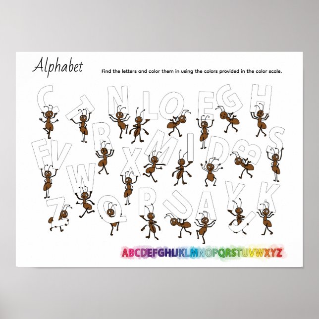 Aphabet Poster (Framsidan)