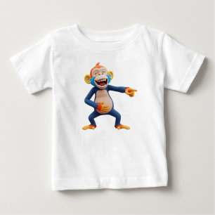 Aphamaskot som pekar och skrattar t shirt