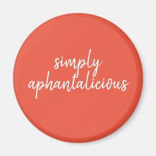 Aphantasia Simply Aphantalicious Vit Teckensnitt Magnet