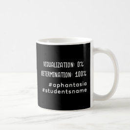 Aphantasia Student Pupil Determination White Font Kaffemugg