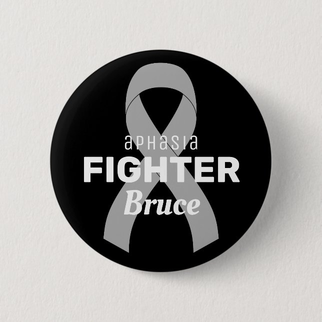 Aphasia Ribbon Black-knapp Knapp (Framsida)