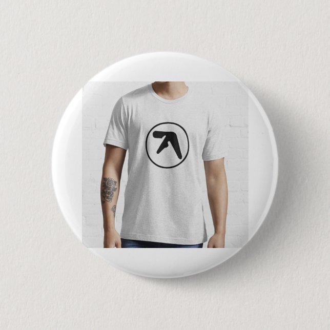 Aphex Twin Merchandise Essential T-Shirt Knapp (Framsida)