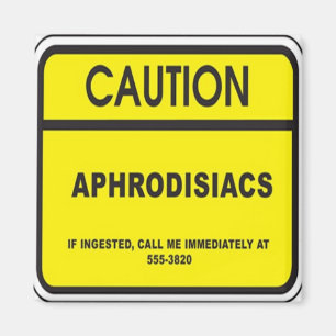 Aphrodisiacs i kylvarningsmagnet magnet
