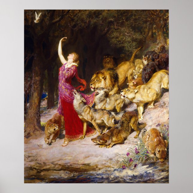 Aphrodite, 1902 av Briton Riviere Poster (Framsidan)