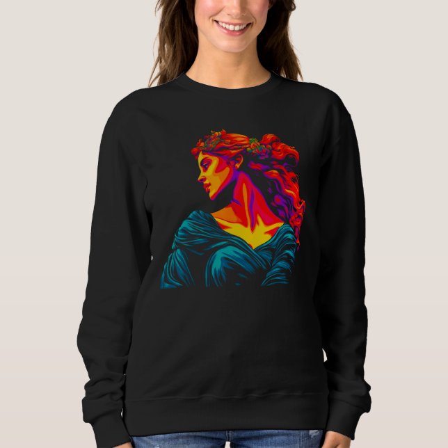 Aphrodite Greek Mythology Goddess T Shirt (Framsida)