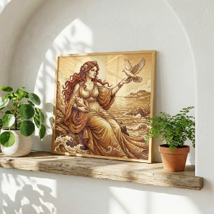 Aphrodite Grekisk mytologi Poster