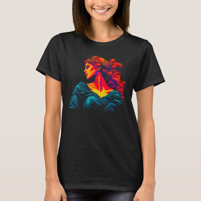 Aphrodite Grekiska mythology Goddess T Shirt (Framsida)