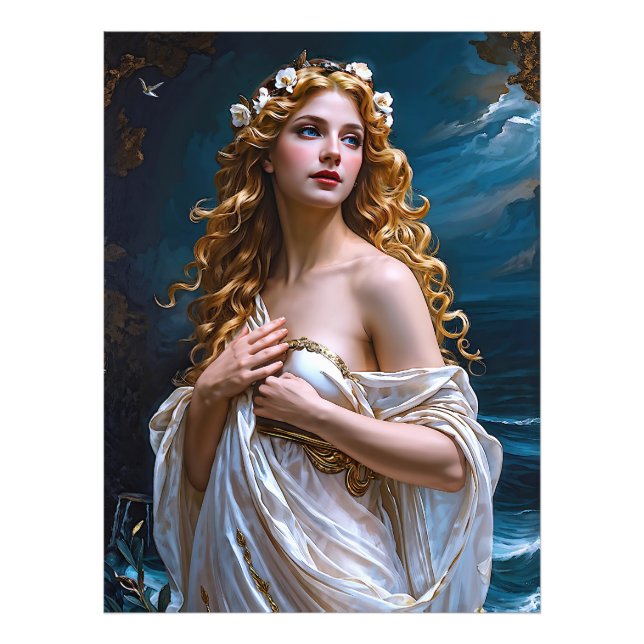 "Aphrodite: Kärlek och Ljusets gudinna" Fototryck (Framsidan)
