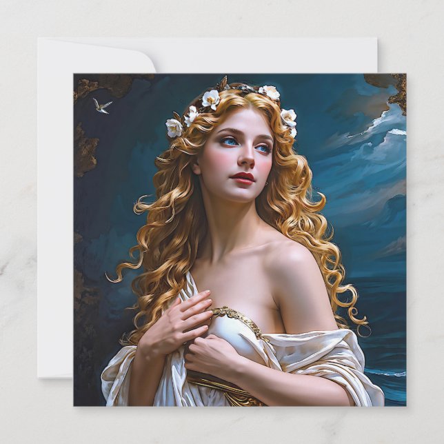 "Aphrodite: Kärlek och Ljusets gudinna" Inbjudningar (Framsida)