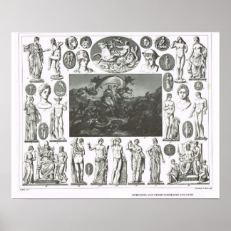 Aphrodite och andra gudar och guddesser poster