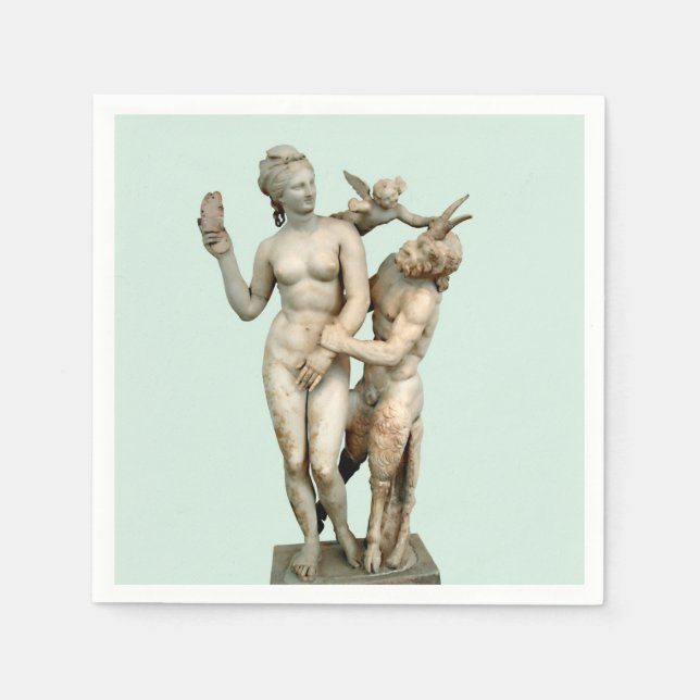 Aphrodite, Pan och Eros Pappersservett (Framsidan)