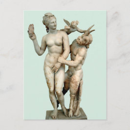 Aphrodite, Pan och Eros Postcard Vykort