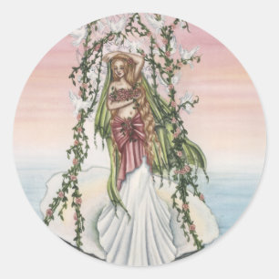 Aphrodite Runt Klistermärke